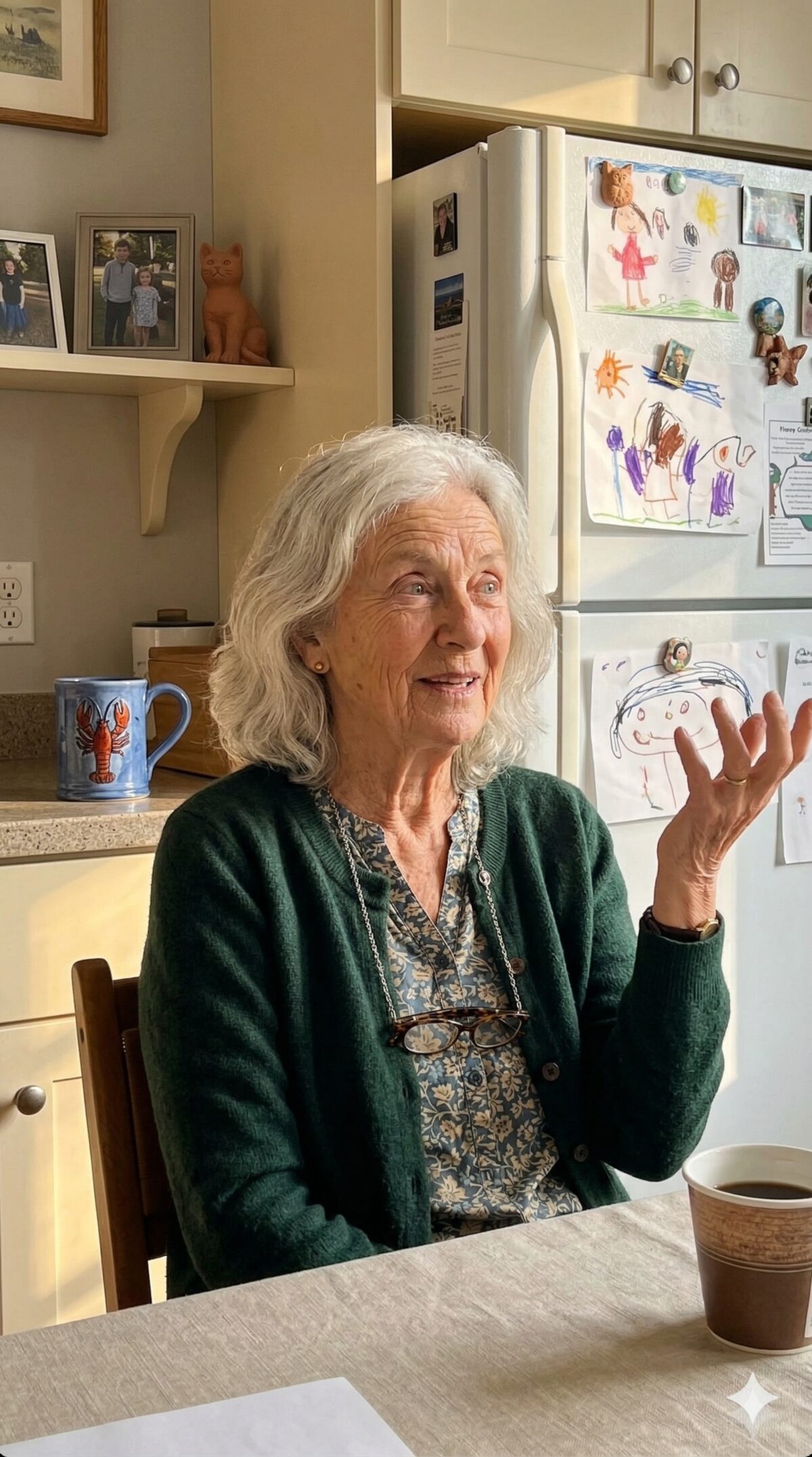 Maggie at home, age 78